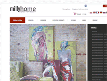 Tablet Screenshot of millyhome.com